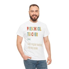 Preschool Teacher Funny Kindergarten Definition T-Shirt