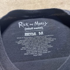 Rick and Morty T Shirt Mens M Pick Rick Adult Swim TV Show Graphic Cartoon Funny