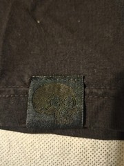 Men’s S black, Short Sleeve, Shaka Wear, Unreadable Font Graphic