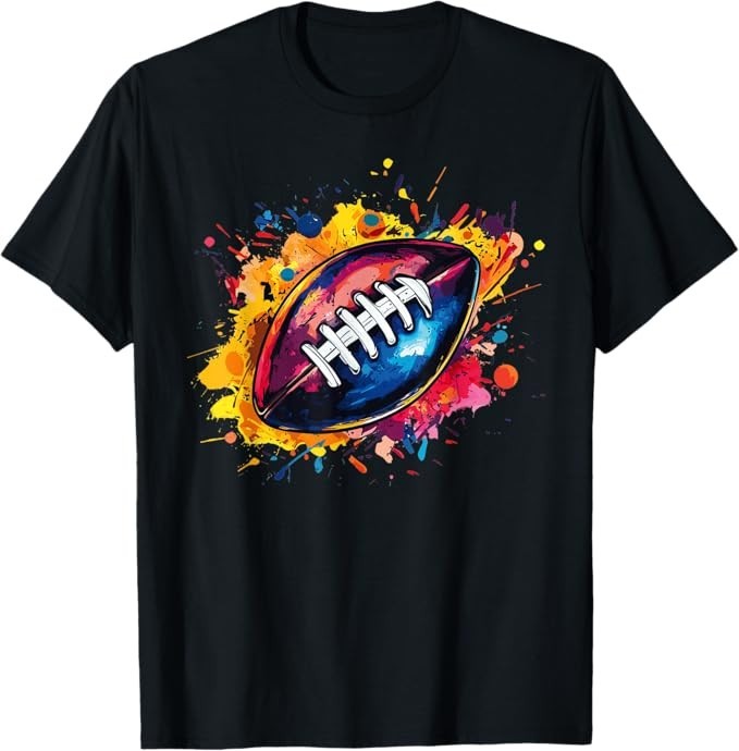Football Game Day Player and Fan Graphic T-Shirt