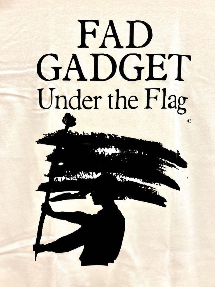 Vintage Fad Gadget Under The Flag white Shirt Unisex Concert S to 5XL TR150