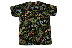 Teenage Mutant Ninja Turtles Mens All Over Print AOP Shirt New S, 2XL
