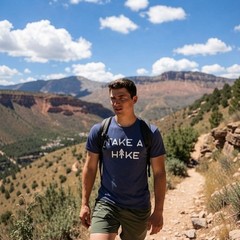 Mens Take A Hike T Shirt Funny Outdoor Adventure Camping Graphic Tee
