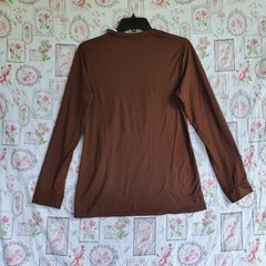 NWT Adidas Men’s Creator Tee Long Sleeve Brown Shirt Training Performance Size S