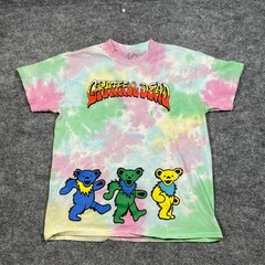 Grateful Dead Tie Dye Dancing Bears Graphic T-Shirt Mens Small Medium 2021 Rock
