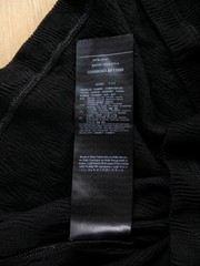 NO CUSTOMS TAX GIORGIO ARMANI mainline black zigzag pattern t-shirt Size Medium
