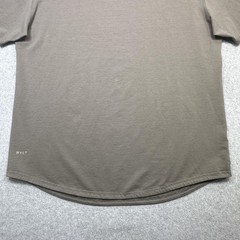 BYLT T Shirt Mens XXL Brown Drop Cut Lux Stretch Crewneck Tagless Tee Casual