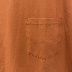 Kenneth Cole The Pocket Tee Skin Fit Light Weight Size XL Orange/Brown