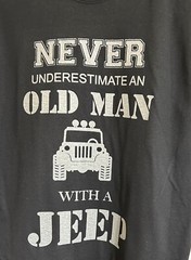Underestimate Old Man with Jeep