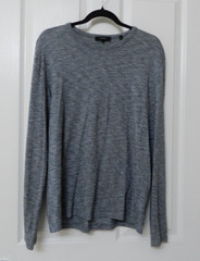 Men’s VINCE Long Sleeves Shirt Bluish Gray Small sku341/.8