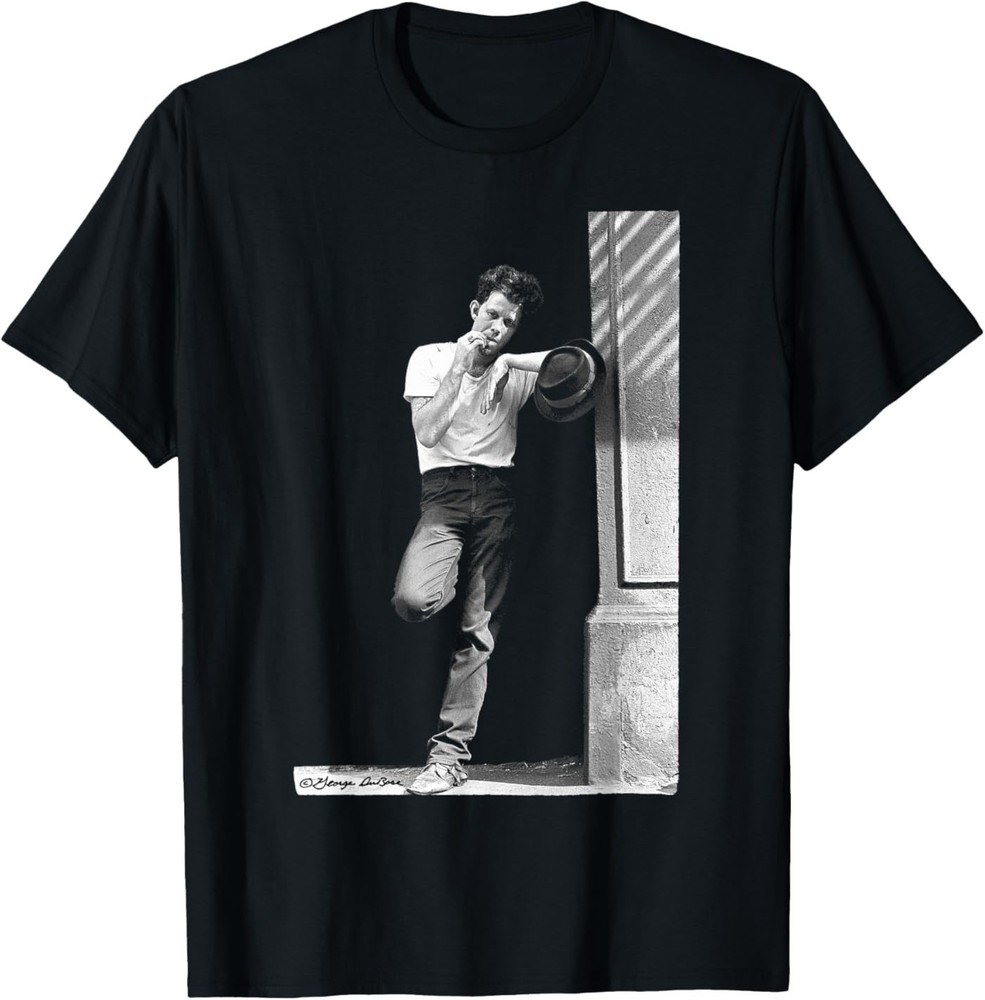 Tom Waits Portrait in Street Unisex T-Shirt