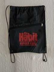 Habit Burger Gift Bundle T-Shirt Small + Hat + Notebook + Drawstring Bag NWT 🔥