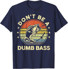 Fishing Bass Fish Dad Funny Graphic T Shirt