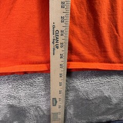 Straight Outta Carroll Football Graphic T-Shirt Mens Large L Orange Short Sleeve