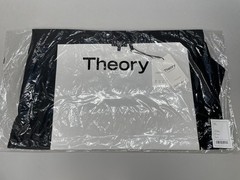 Theory Mens Soris Tee Black Size XL Light Bilen Crewneck Short Sleeve