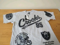 Crooks And Castles Los Angeles Raiders T Shirt Men’s Size Medium M New NWT
