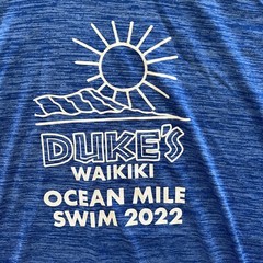 Duke’s Waikiki Surf Shirt Adult S Rash Guard Ocean Mile Swim 2002 OCC 1094