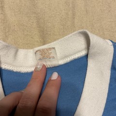 Vintage Angels Coach Shirt Mens XL Blue V Neck Baseball Jersey Gulf Coast 80s
