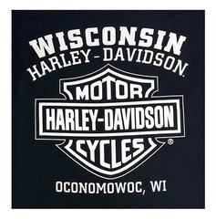 Harley-Davidson Men’s Varsity B&S Sleeveless Cotton Muscle Shirt, Black