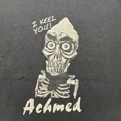 Jeff Dunham Shirt M Achmed I Keel You Early Tour Black Comedy Graphic Tee