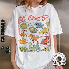 Comfort T-Shirt Dinosaur Autism Awareness