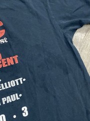 SEE PHOTOS Vintage Jay Z 50 Cent Rap Tee Shirt Rock The Mic Tour 2003 Size XL