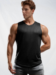 Summer Gym Muscle Men’s Sleeveless T-Shirt Tank Top Casual Soft Wear
