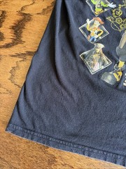 Disney Kingdom Hearts III Graphic Unisex T-Shirt Medium Med Square Enix Faded