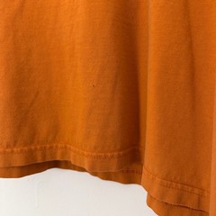 Vintage 90s Gap Spell Out Chest Logo T-Shirt Orange Streetwear Preppy