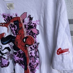 2000s Vintage Spider-man Graphitti T Shirt XL 2004 Comics Promo NOS