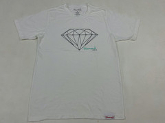 Men’s Diamond Supply Co Logo Men Graphic White T Shirt Size S