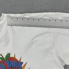 Vintage Gem Rock 1993 White XL T Shirt Made In USA New York The Big Apple 90s