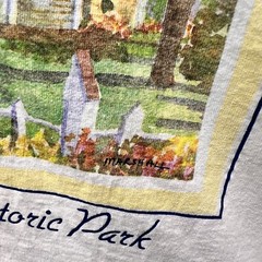 VTG 90s Fruit of the Loom Lachryma Montis Sonoma Park Art Sports T Shirt Xl