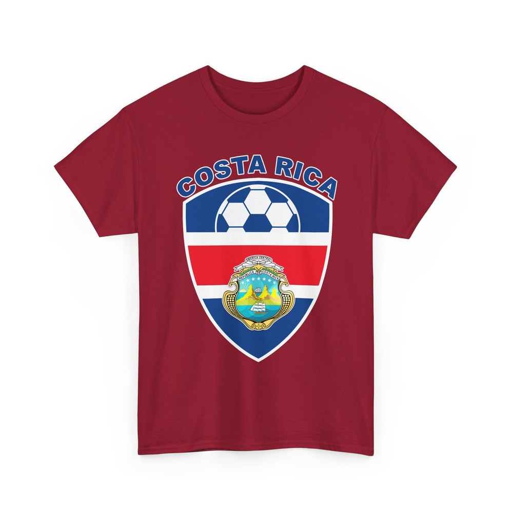 Costa Rica Shirt, Costa Rica Flag Costa Rican Soccer Jersey Style T-Shirt