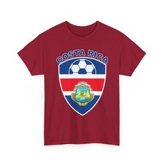 Costa Rica Shirt, Costa Rica Flag Costa Rican Soccer Jersey Style T-Shirt