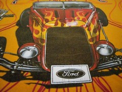 Men’s XL Choice Apparel Yellow Hi-Boy Ford Graphic Car T Shirt