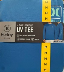 Hurley Mens’sHybrid Stretch UV Tee, Asst colors & Sizes