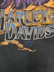 Vintage Harley Davidson 3d Emblem Tee Biker Eagle T Shirt Men’s XL USA Grunge