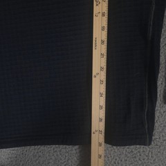 Under Armour Shirt Mens XL Black ColdGear UA Base 4.0 Crew Thermal Fleece Grid