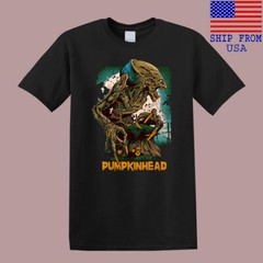 Pumpkinhead Horror Movie Men’s Black T-Shirt Size S-5XL