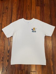 Nike Max90 Earth Day Tee FV3740-901 Embroidered Beige Cotton Small Loose Fit EUC