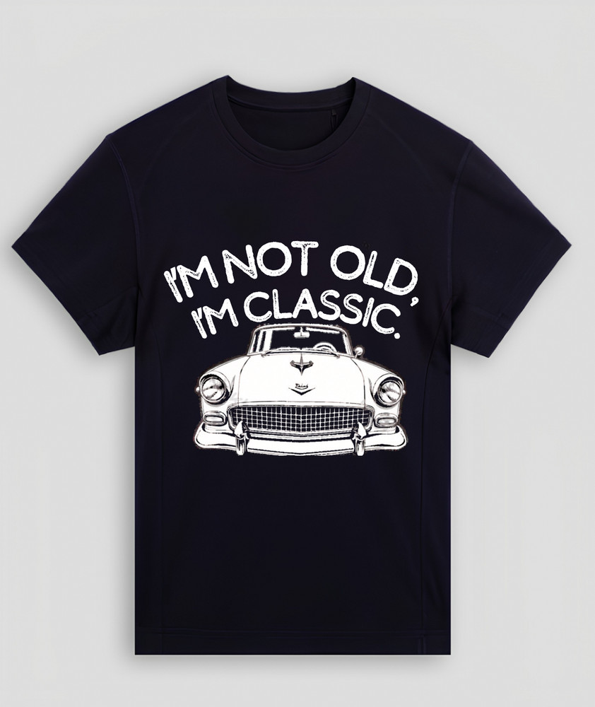 Funny Aging Like A Classic Car Graphic T Shirt Unisex Tee