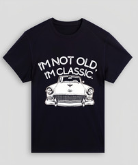 Funny Aging Like A Classic Car Graphic T Shirt Unisex Tee
