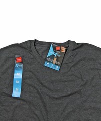 Hanes Mens X-Temp Ultimate Crew Undershirt – 6 Pack (Small, Charcoal Heather)