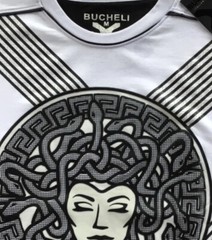 Men’s Bucheli T Shirt,Italian Style,Cotton,Slim Fit,Stretch S…..A16.A