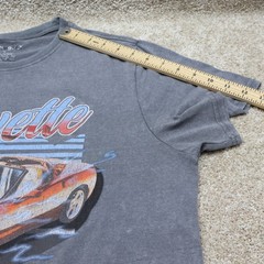 Chemistry Corvette Graphic T Shirt Mens Large Gray C6 Logo (see photo for flaw)