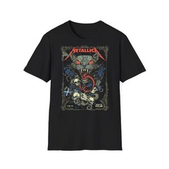 Metallica M72 Europe Australia Tour Heavy Metal Graphic Tee