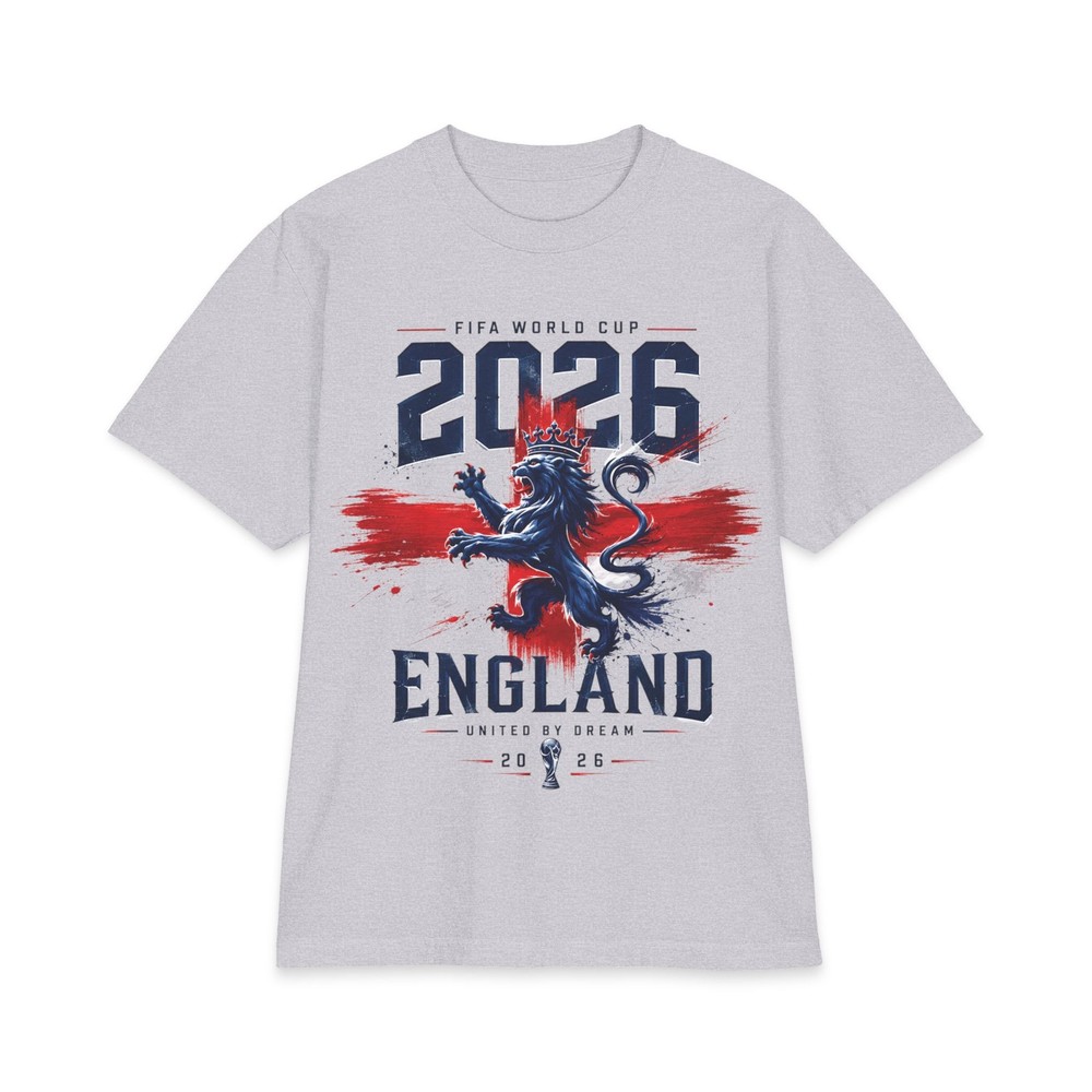 England 2026 Lion Crest T-Shirt | Football World Cup Tee