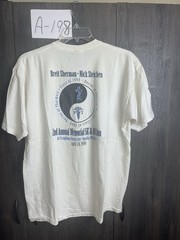 Vintage 1999 2nd Annual Brett Sherman 5K & 10K Run Adult XL White