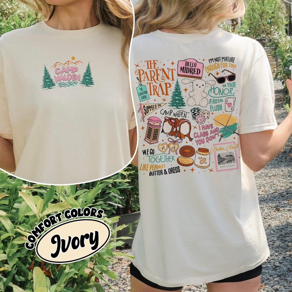 Parent Trap Camp Walden Vintage Retro Shirt Parker Knoll Summer Camp Gift Tee